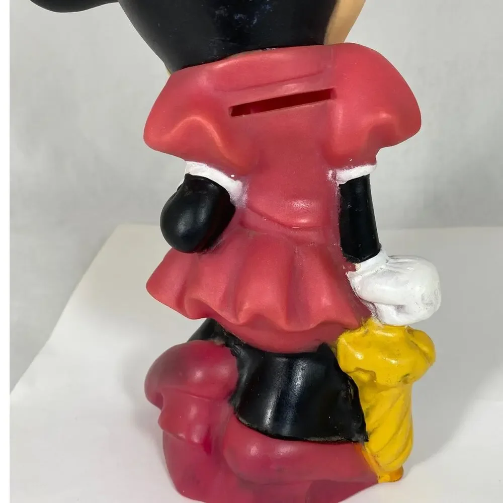 ILLCO Walt Disney Co. Mickey and Mini Mouse Vintage Vinyl Rubber Bank